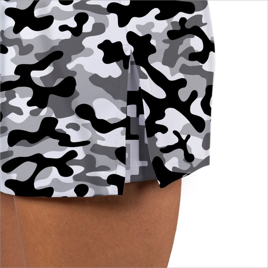 Camo Black Skort - Fashion Skort