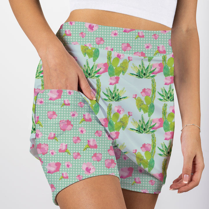 DESERT ROSE FASHION SKORT - Fashion Skort