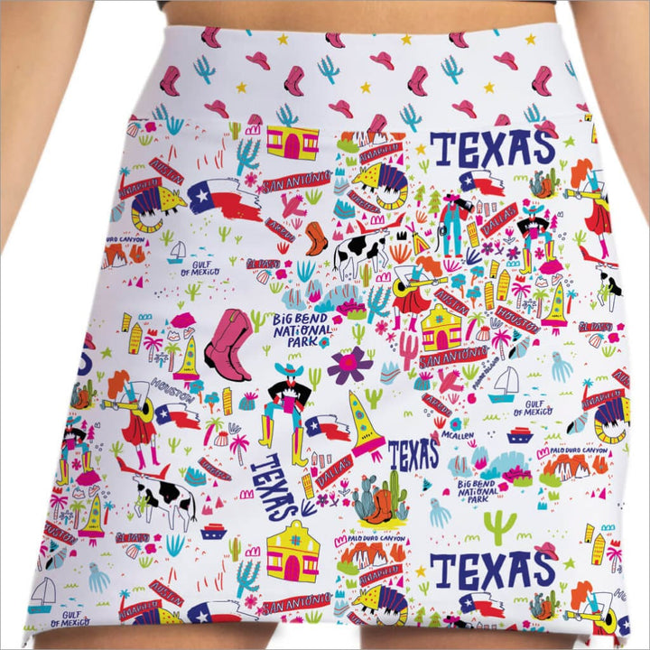 LONE STAR STATE TEXAS SKORT - Fashion Skort