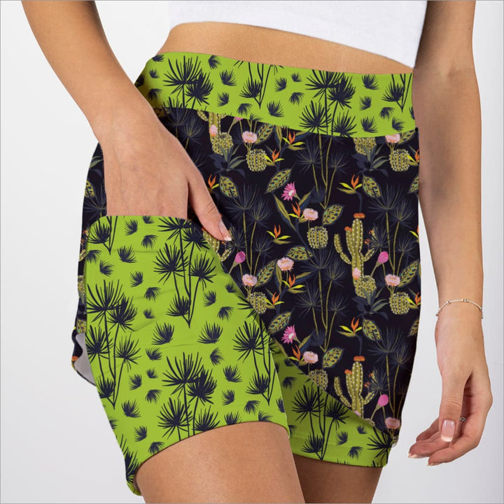 SAHARA NIGHTS PRINT SKORT - Fashion Skort