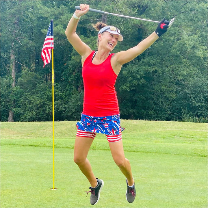 America Ladies Pickleball Skorts - Fashion Skort