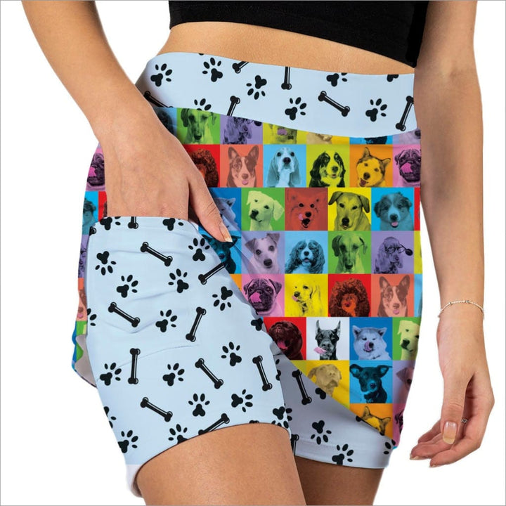 Andy Woofhol Designer Skort