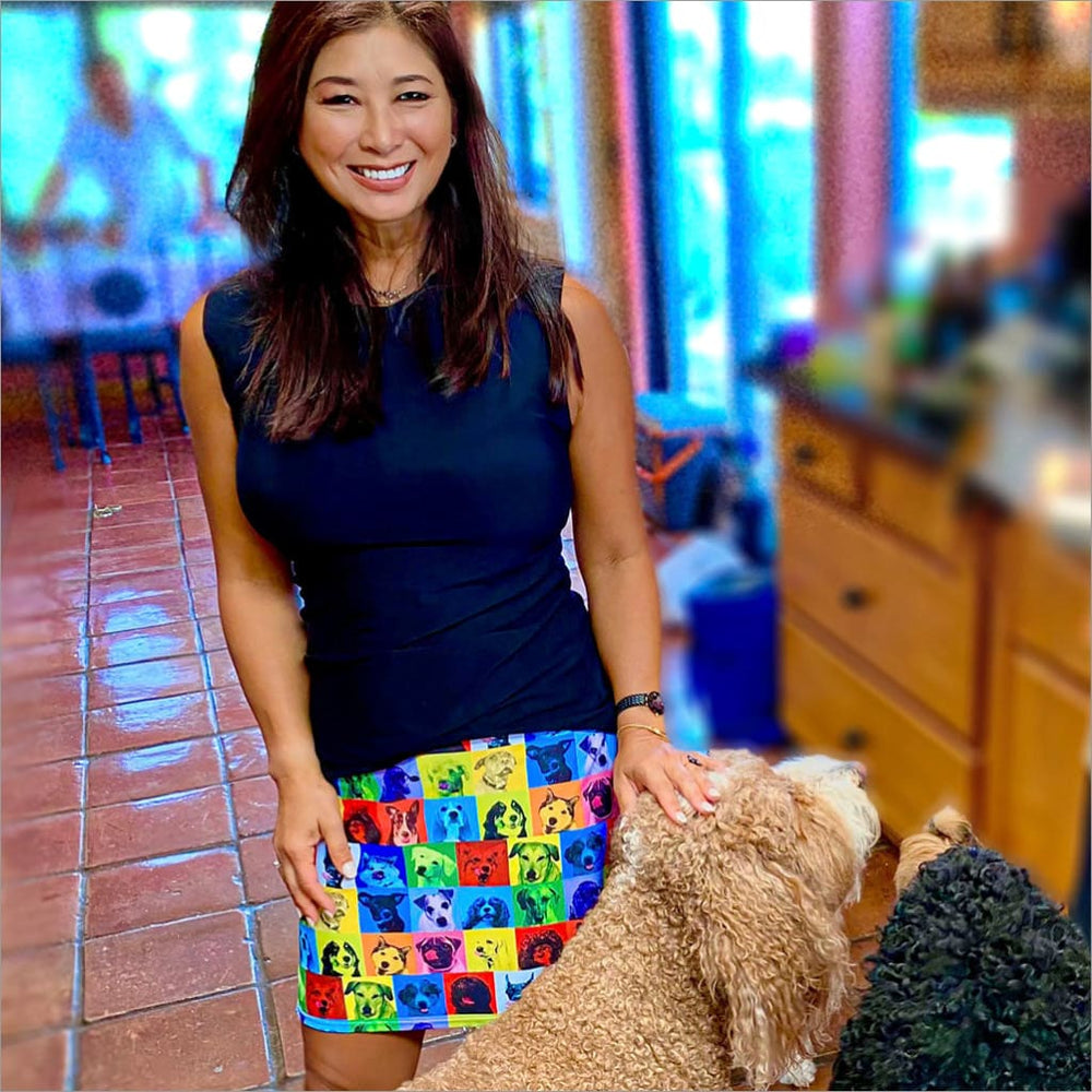 Andy Woofhol Designer Skort- Fashion Skort