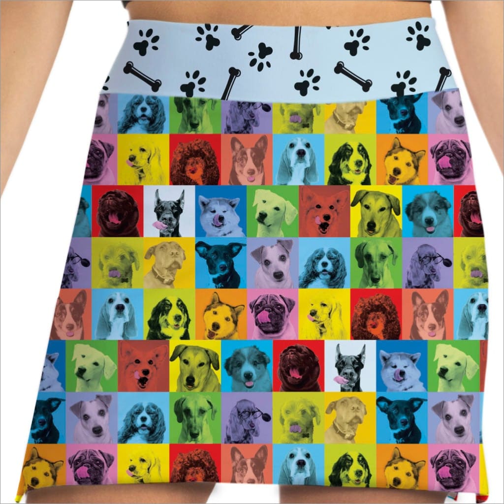 Andy Woofhol Designer Skort - Fashion Skort