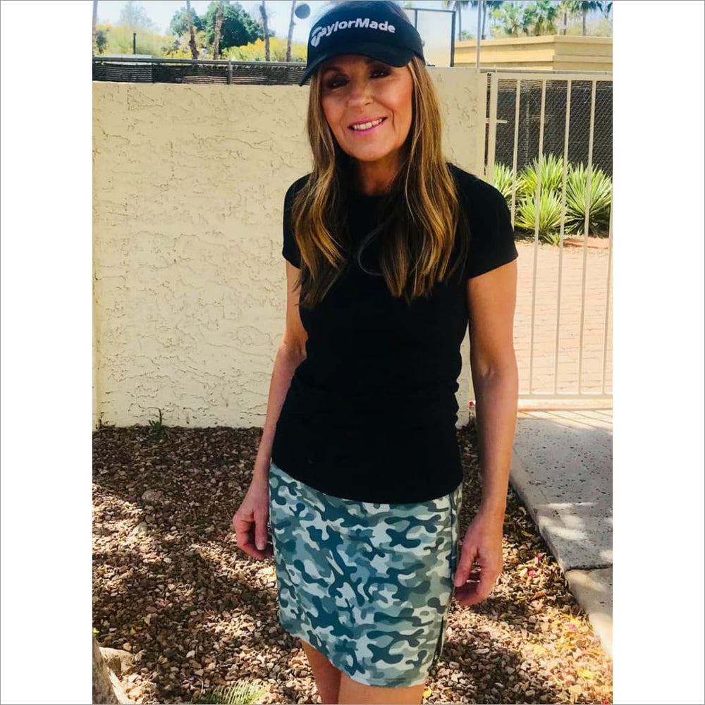 Camo Green Skort - Fashion Skort