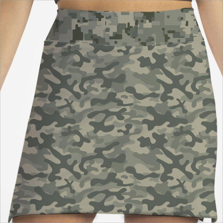 Camo Green Skort -  Fashion Skort
