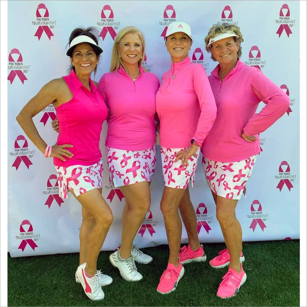 CURE BREAST CANCER WHITE - Fashion Skort