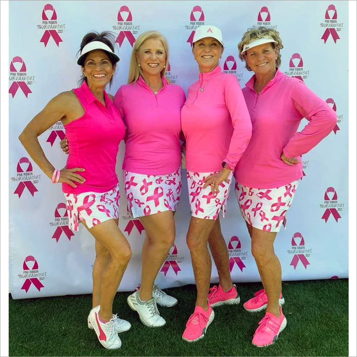 CURE BREAST CANCER WHITE - Fashion Skort