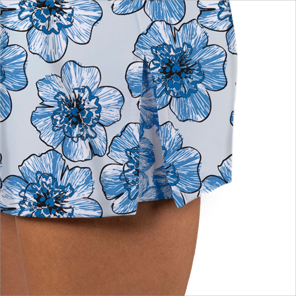 Poppy Love Blue Skort - Fashion Skort