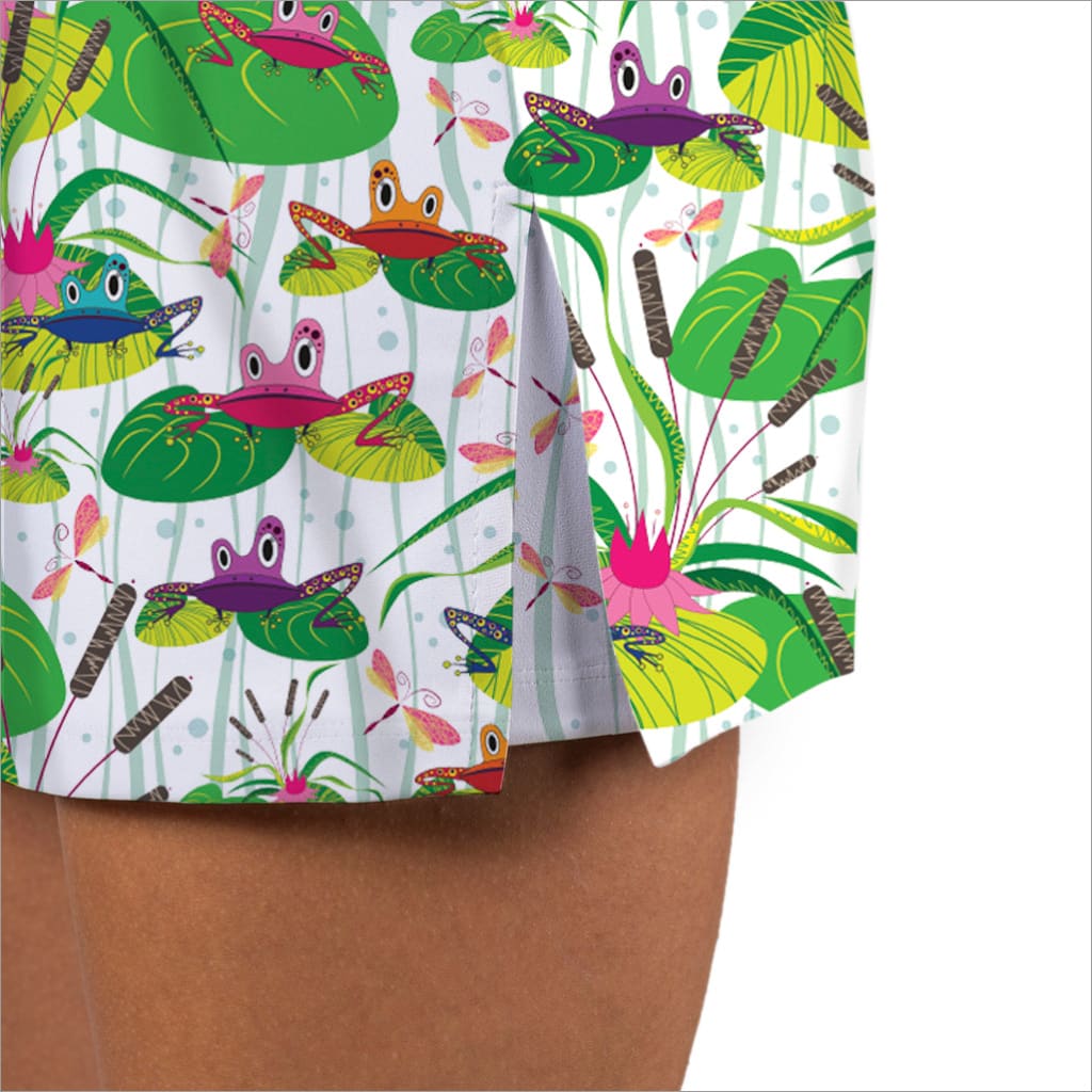 Prince Charming Frog Print Skort - Fashion Skort