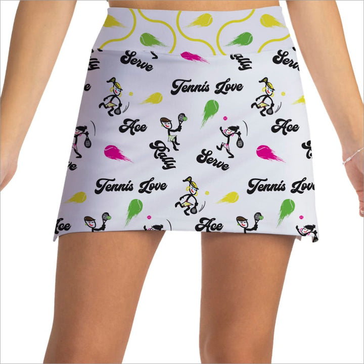 Sofy Plays Tennis White Skort - Wear Skorts Everyday