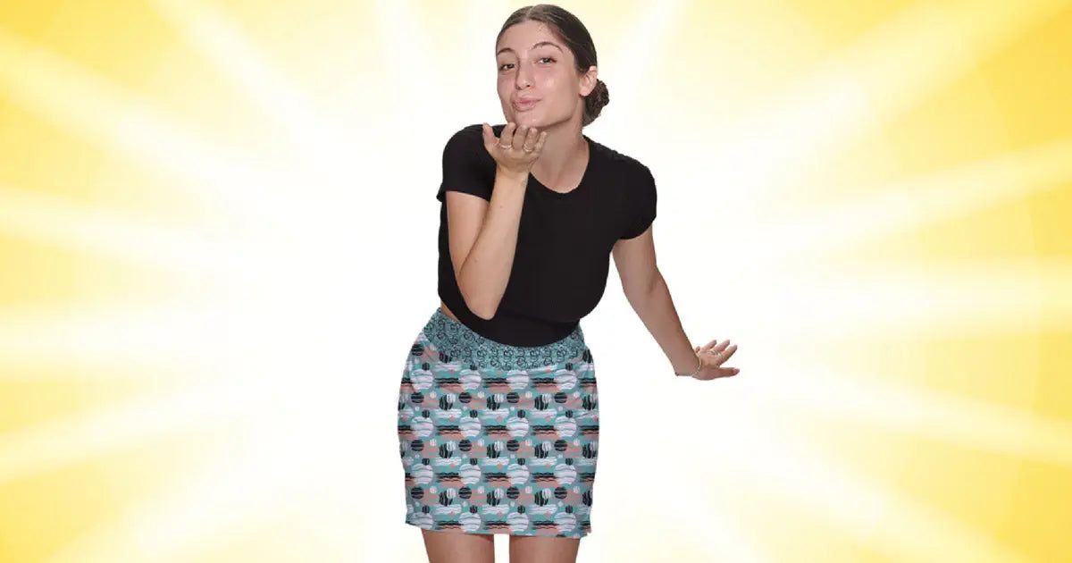 Moon River Stretchy Skort