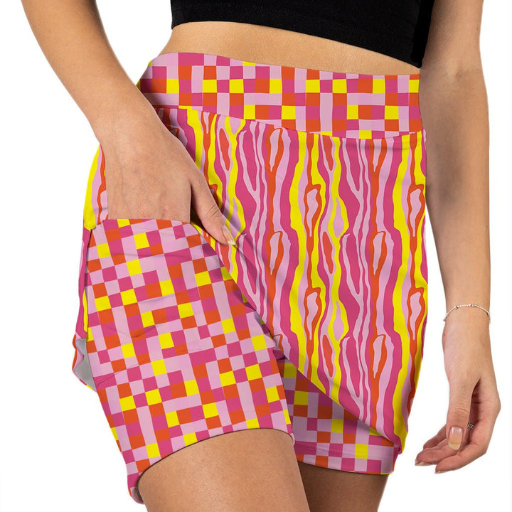 DIGITAL LAVA SKORT