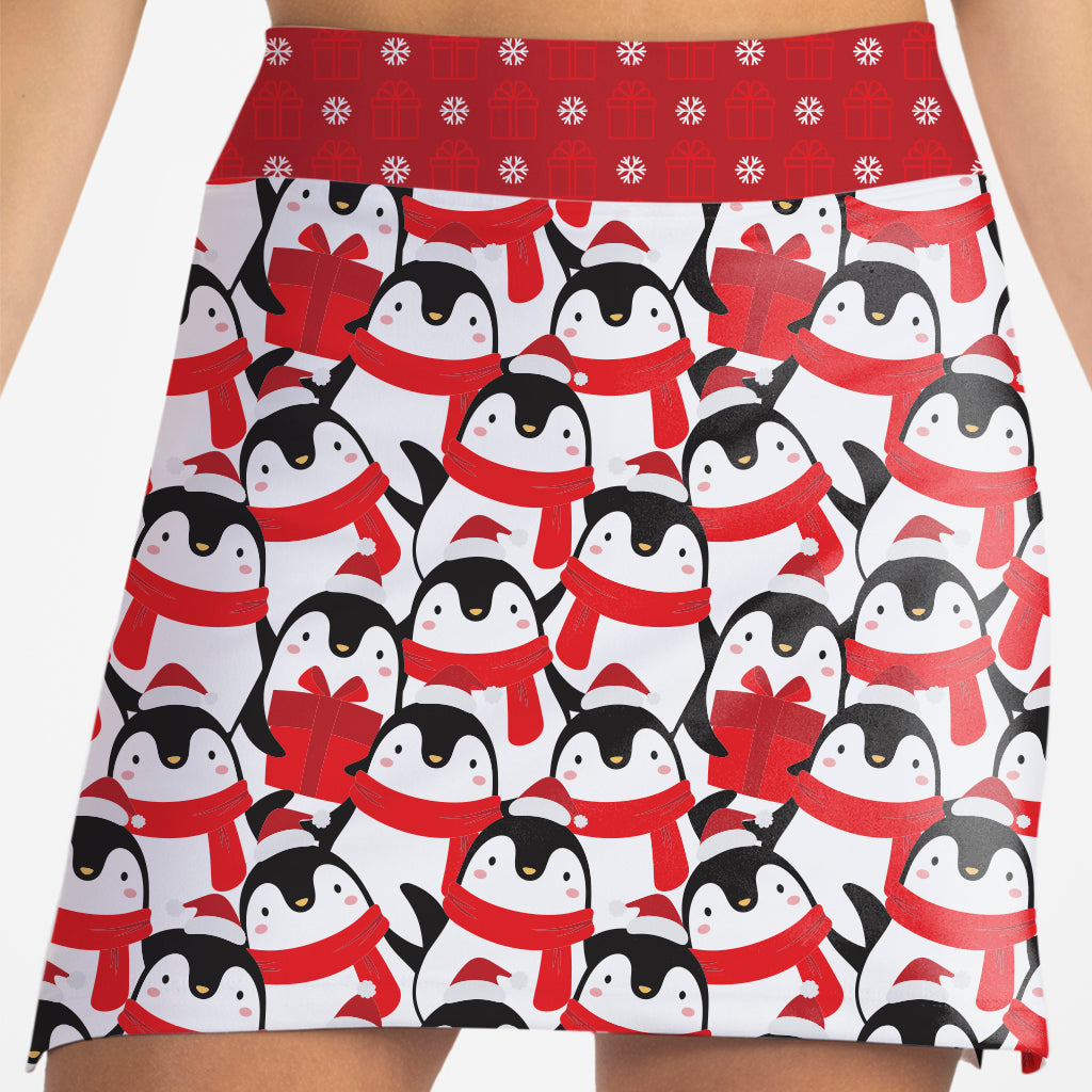 Festive Winter Skorts for Women