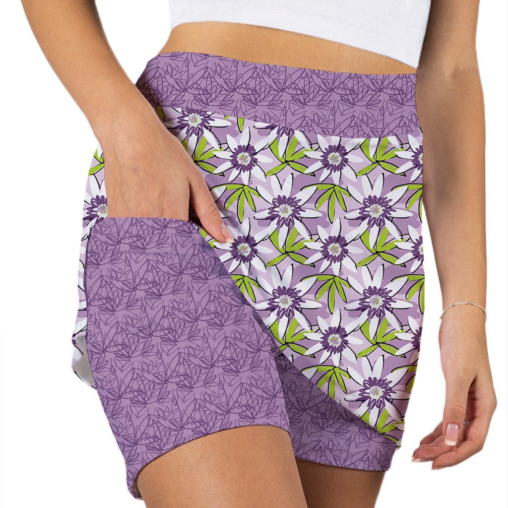 Mauve Over Floral Skort | Women's Activewear – Skort Obsession