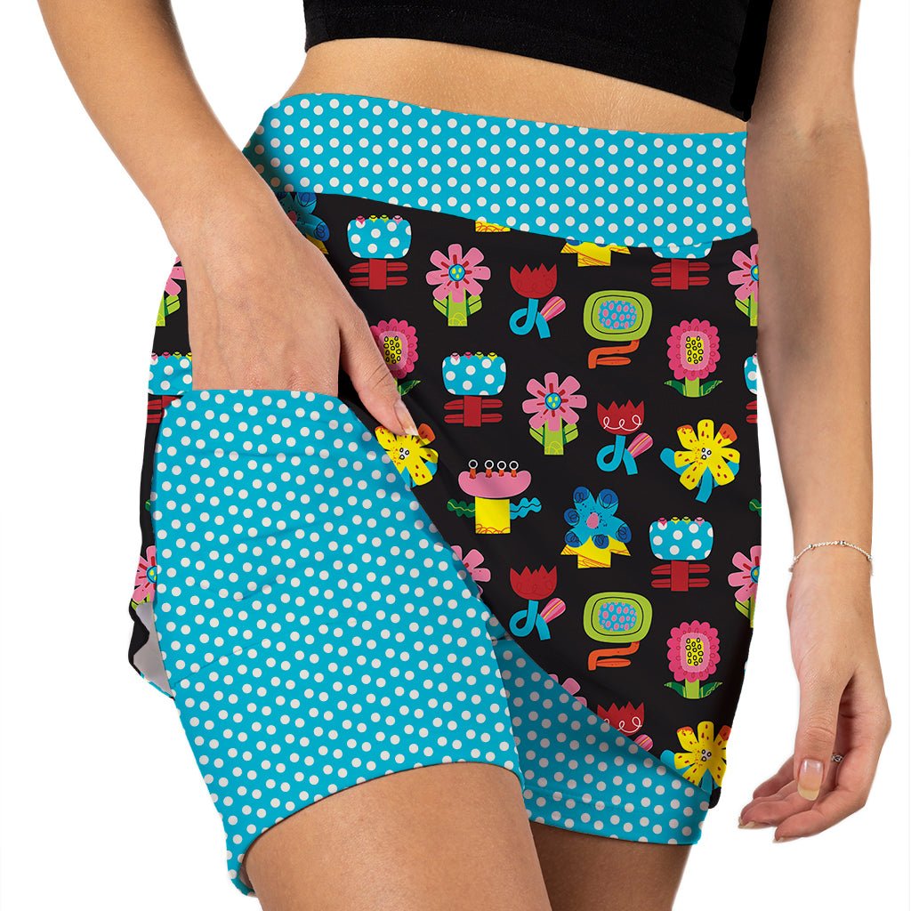 POPPING PETALS SKORT
