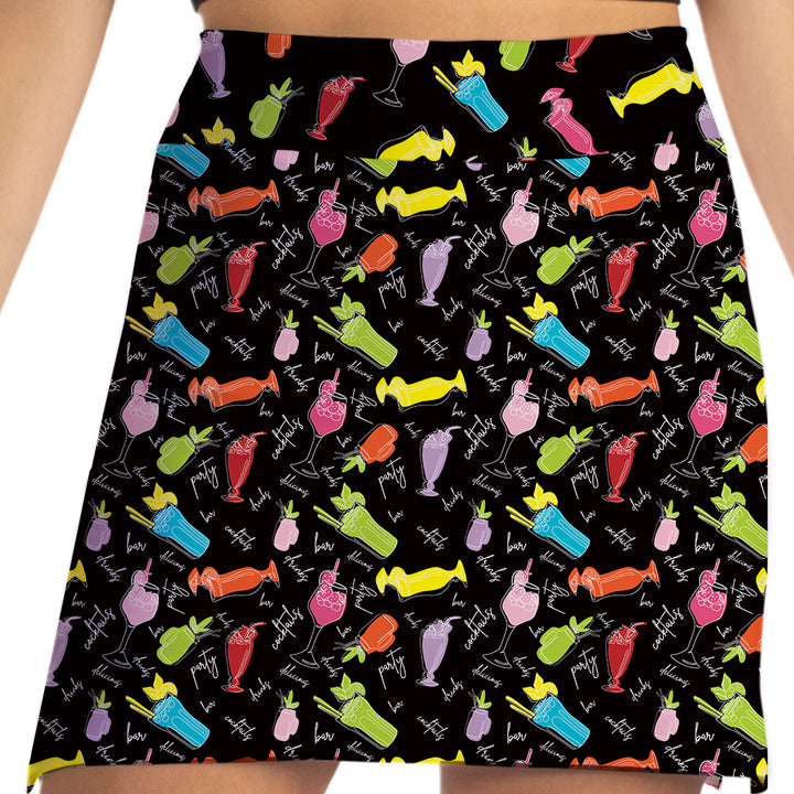 SIP HAPPENS BLACK SKORT