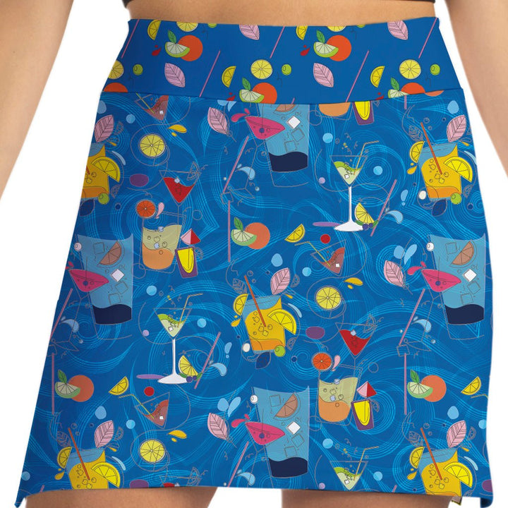 Sip Sip Hooray Cocktail Print Women's Skort