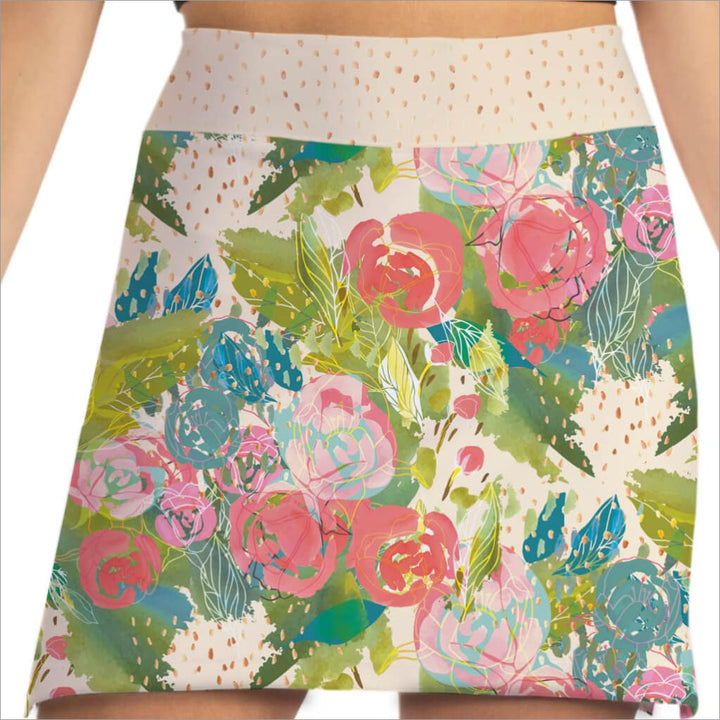 A ROSE IS PULL ON SKORT - Fashion Skort
