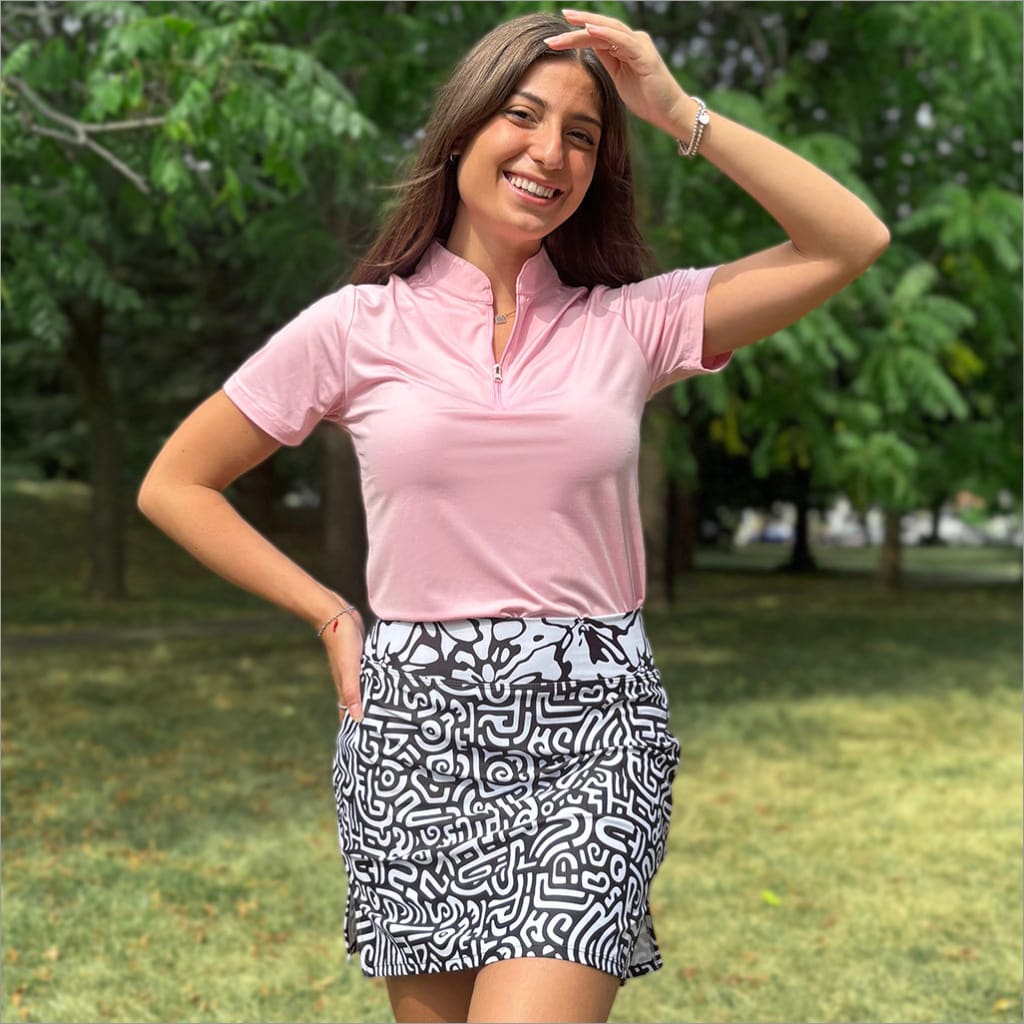 AMAZED BLACK & WHITE SKORT - Fashion Skort