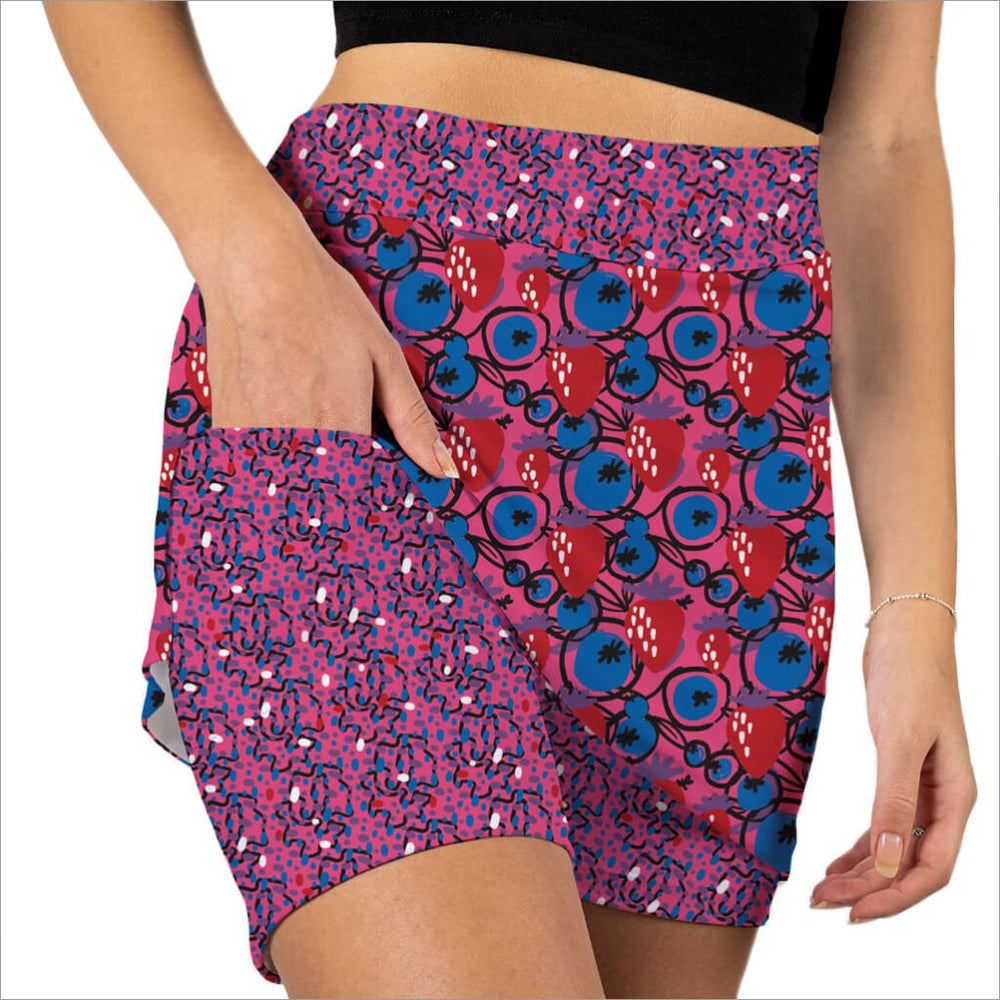 colorful skort for women