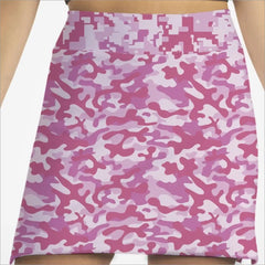 pink camo skort