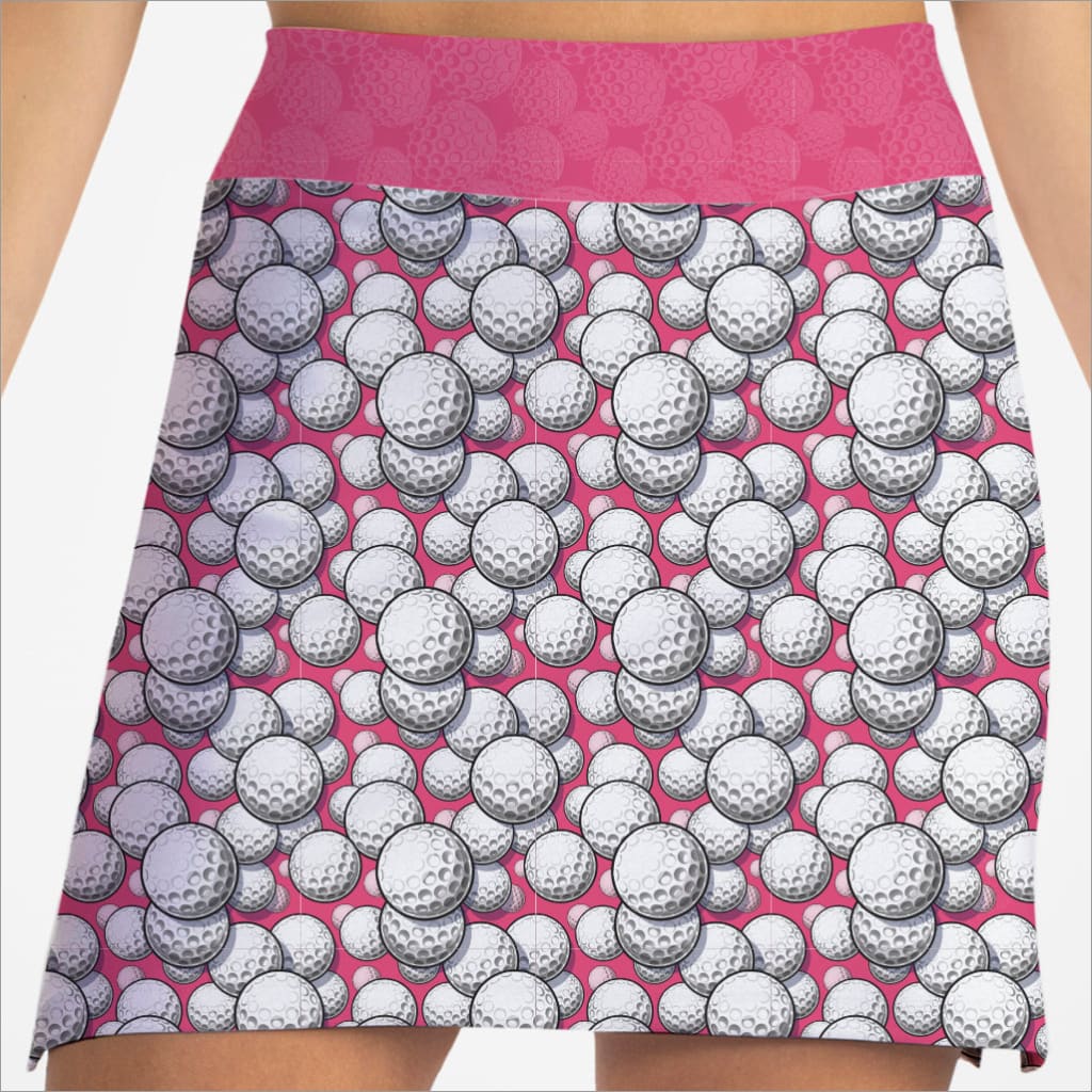 Pink Golf Skort with Built-In Shorts