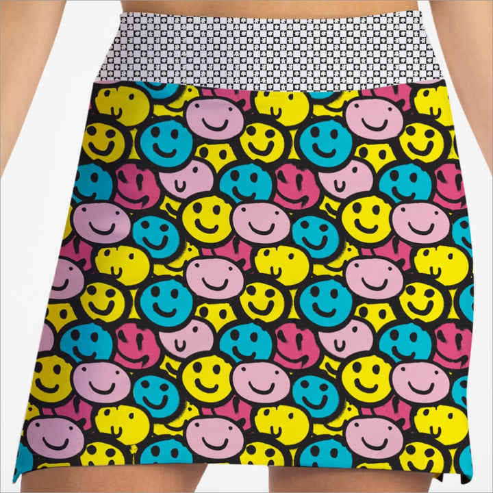 I’M SO HAPPPY PATTERN SKORT