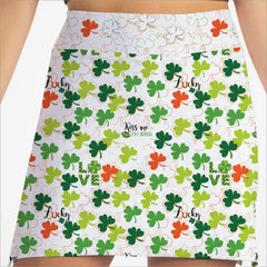 IRISH CLOVERS SKORT - Fashion Skort