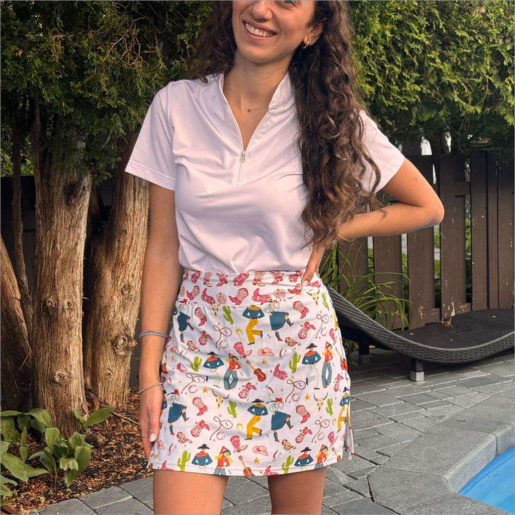 LINE DANCING DIVAS SKORT - Fashion Skort