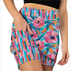 Miley's Flowers Skort | Fashion Skort