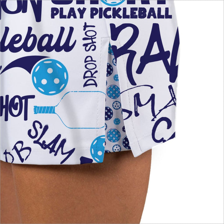 PICKLEBALL SLAM BLUE - Fashion Skort
