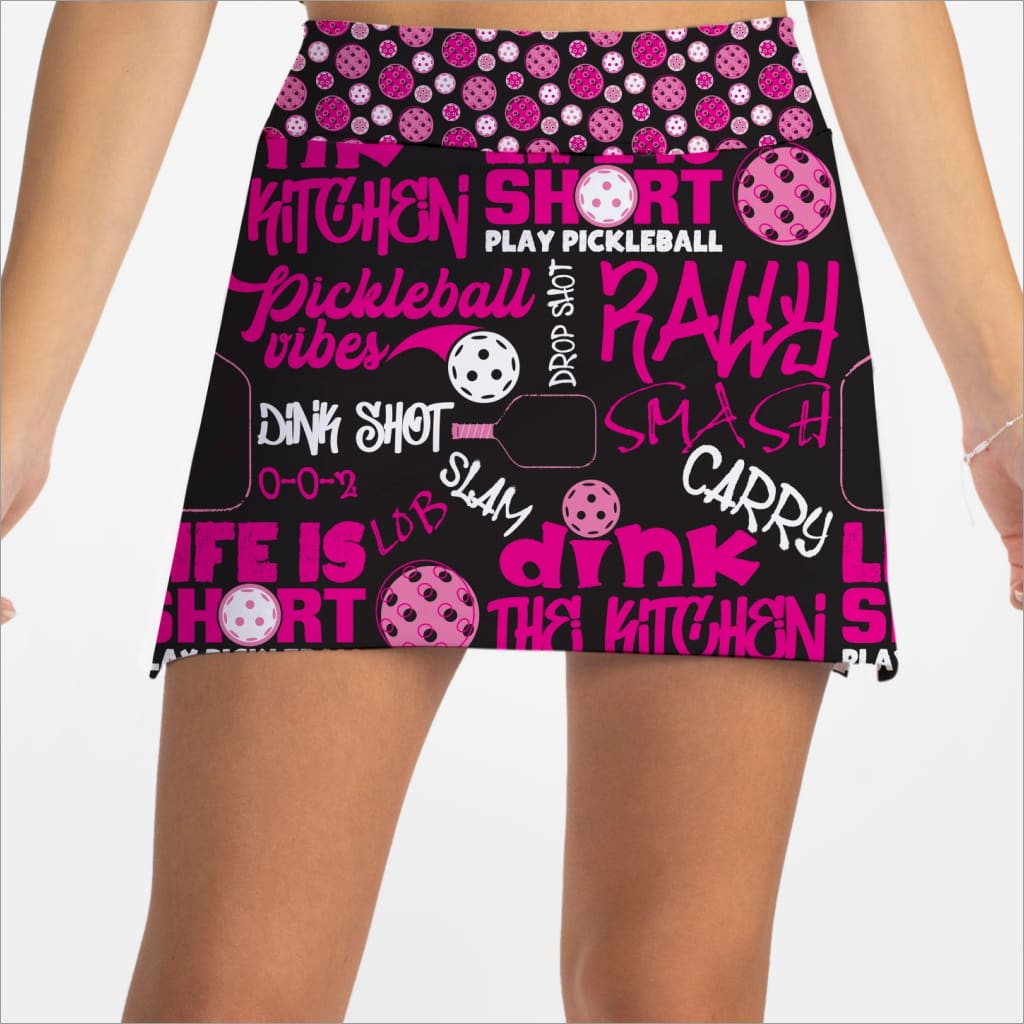 PICKLEBALL SLAM PINK - xs / Short - Fashion Skort