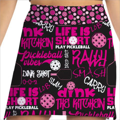 Pickleball pink skort