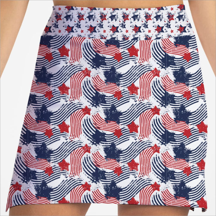 Star Spangled Pattern Skort.