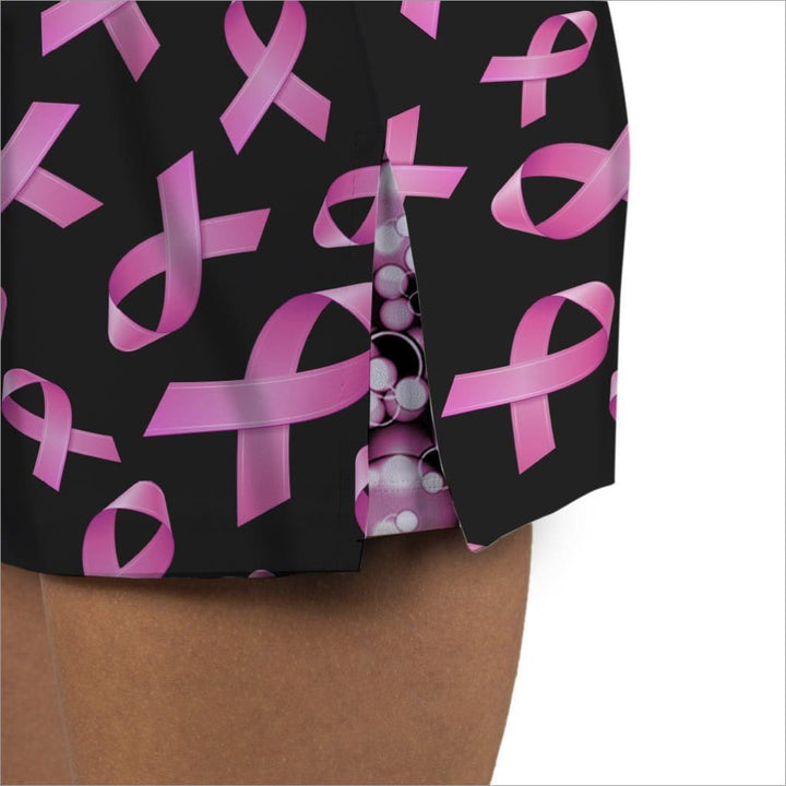 Cure Breast Cancer Black - Fashion Skort