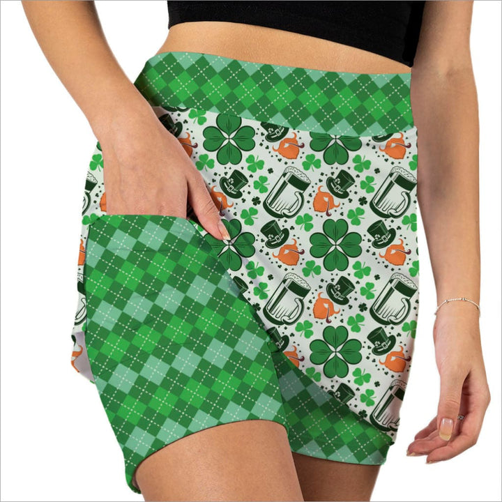 Lucky Charms Green Skort - Fashionable and Comfortable Skort